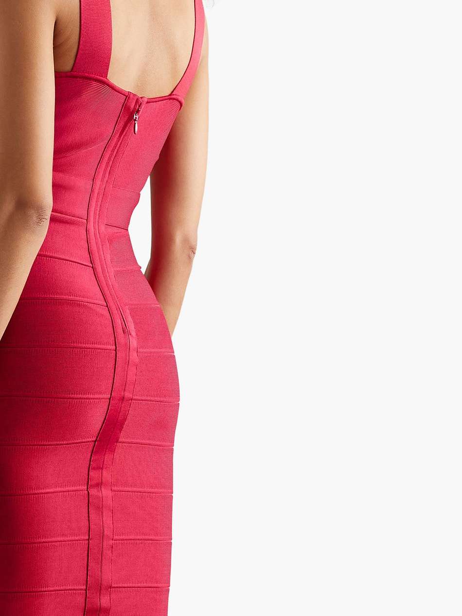 icon bandage midi dress