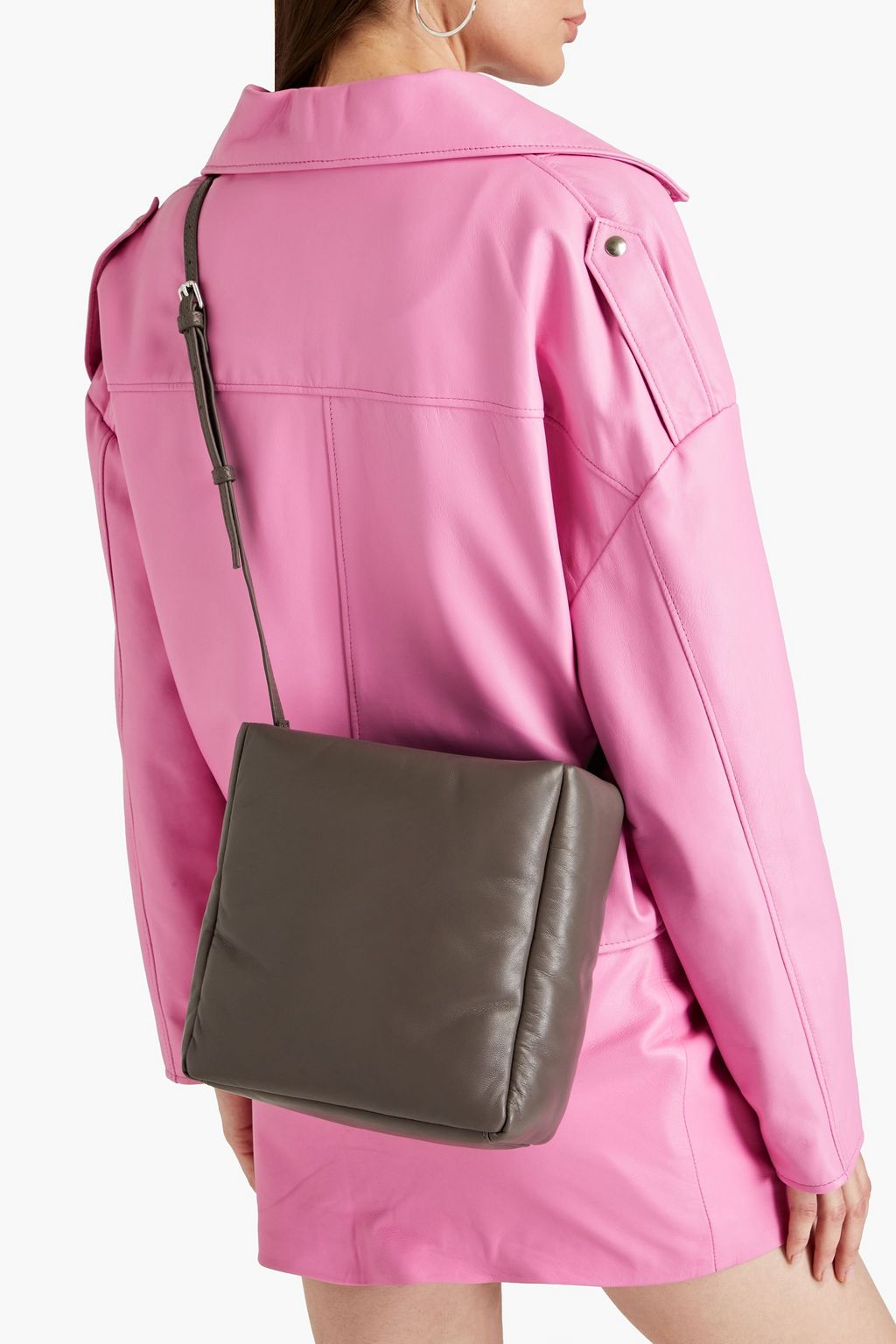 STAND STUDIO Dallas padded leather tote