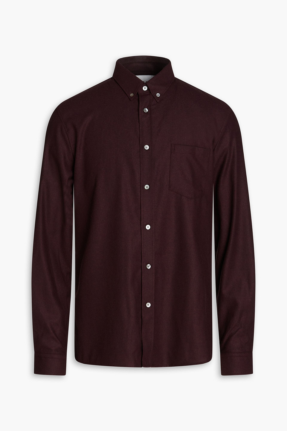 Frame Flannel Shirt In Merlot