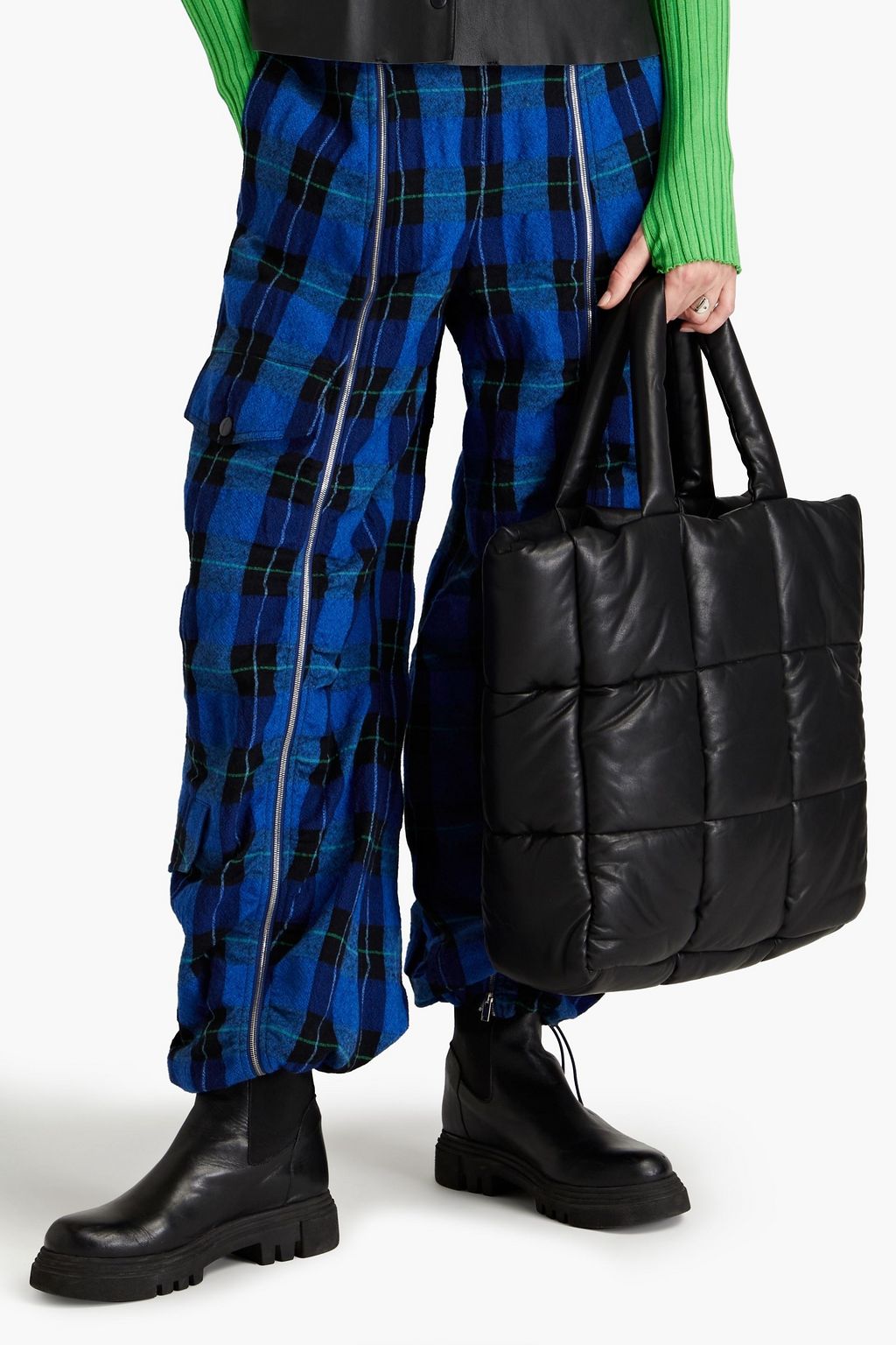 STAND STUDIO Assante quilted faux leather tote