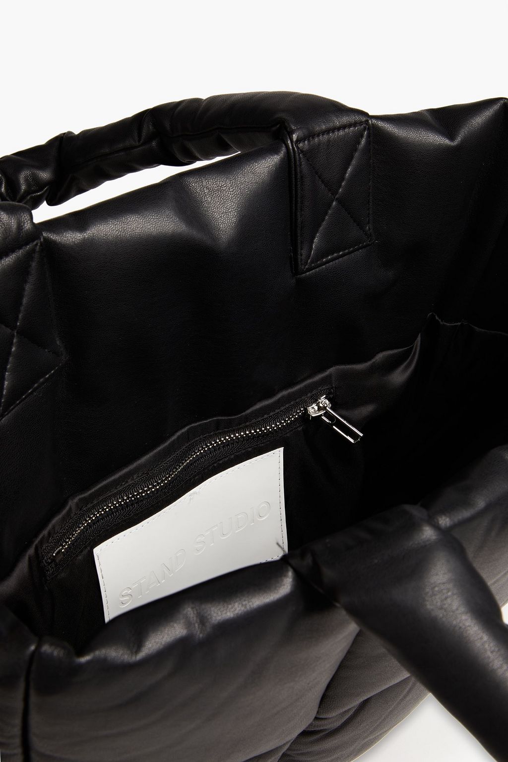 STAND STUDIO Assante quilted faux leather tote