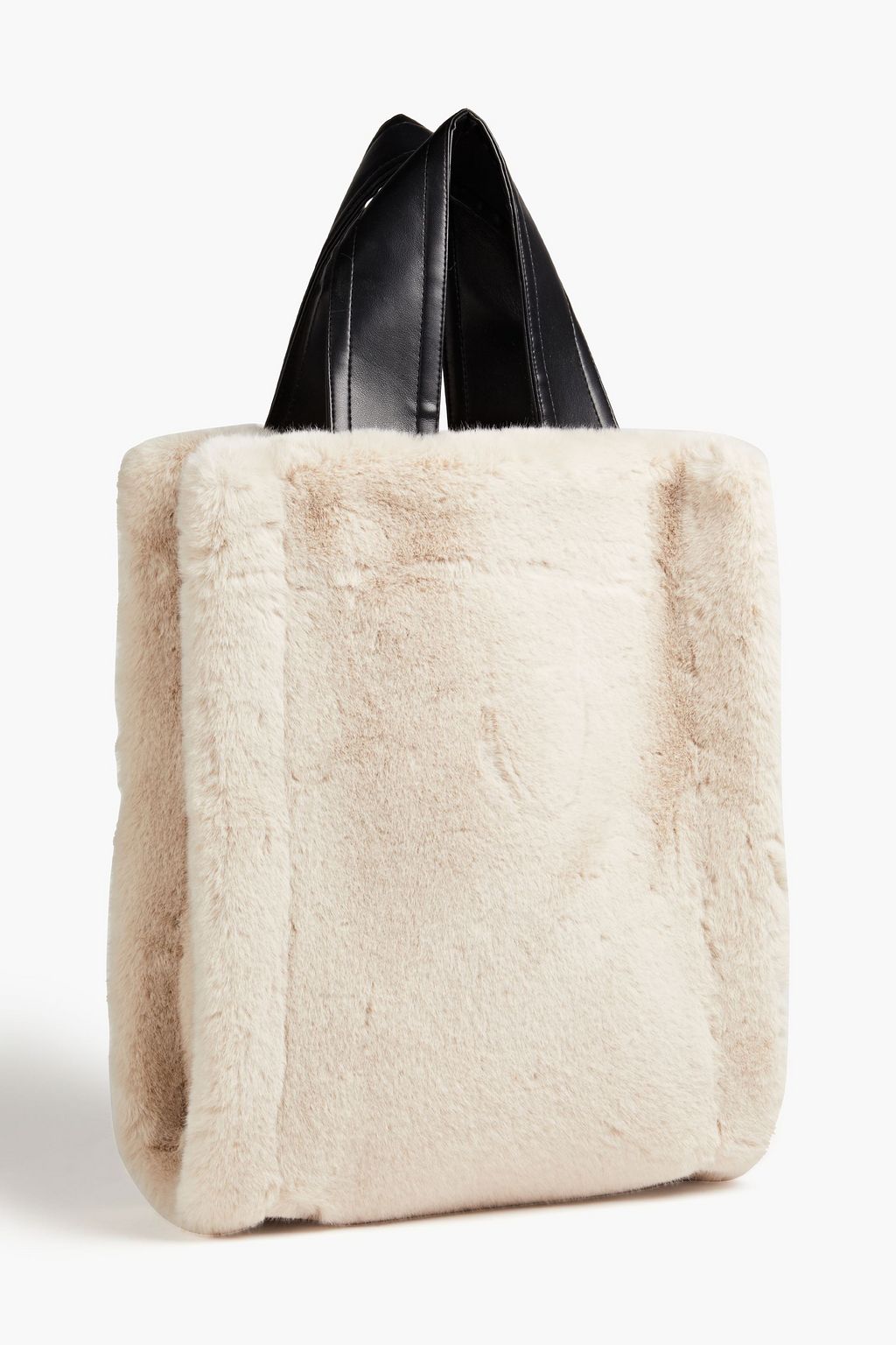 STAND STUDIO Delphine faux fur tote