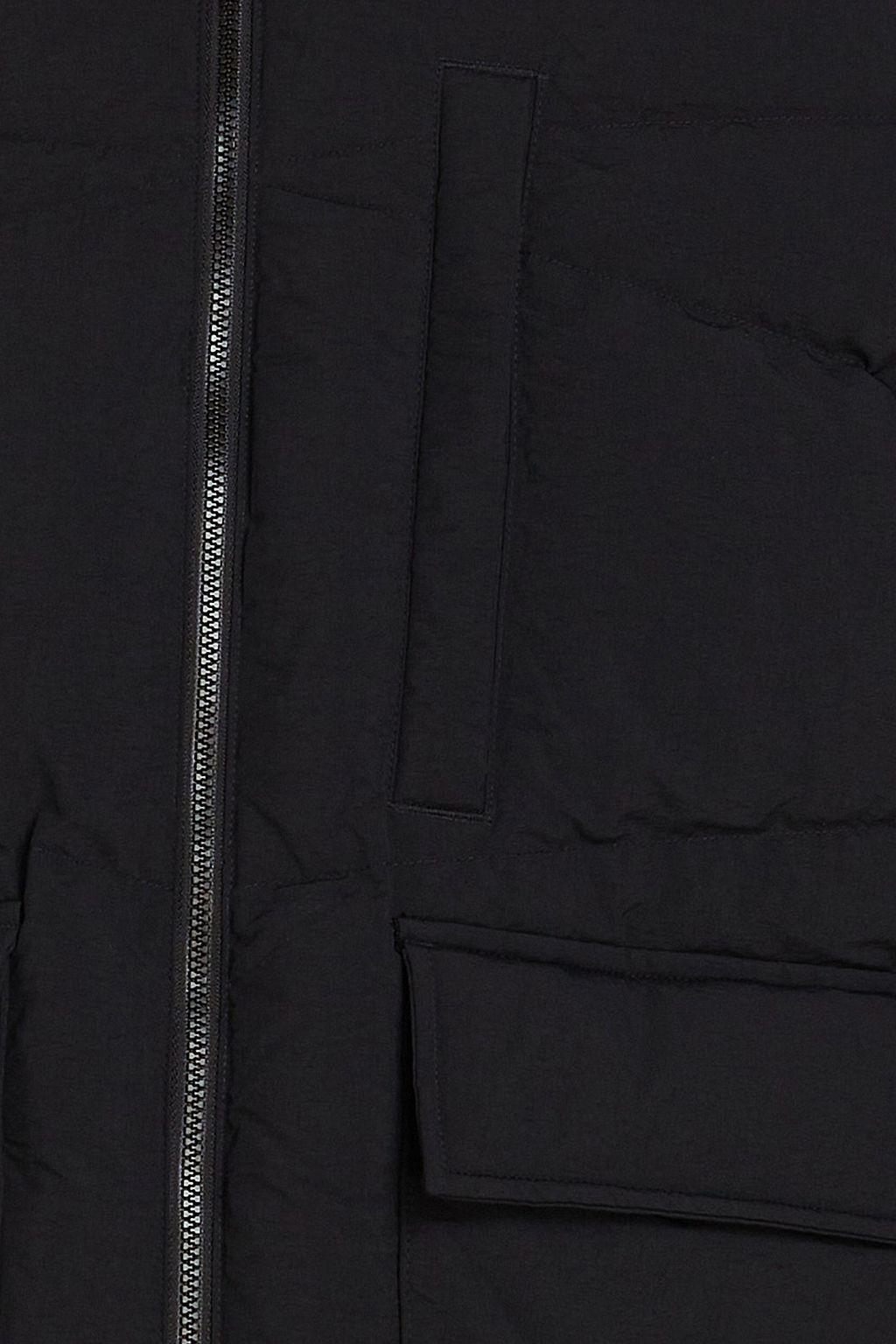 ADIDAS Big Baffle quilted shell hooded jacket