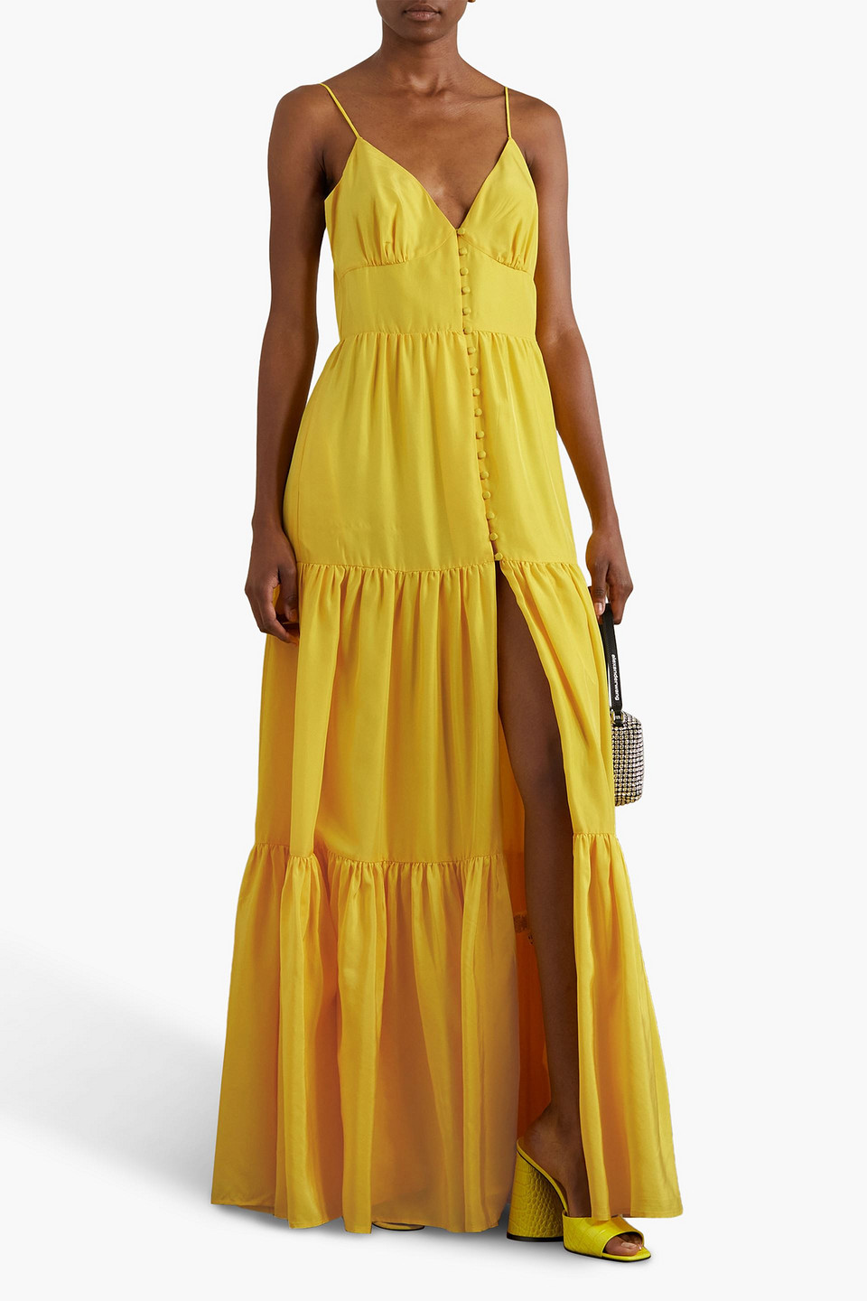 izzy ruffle maxi dress yovana on LTK