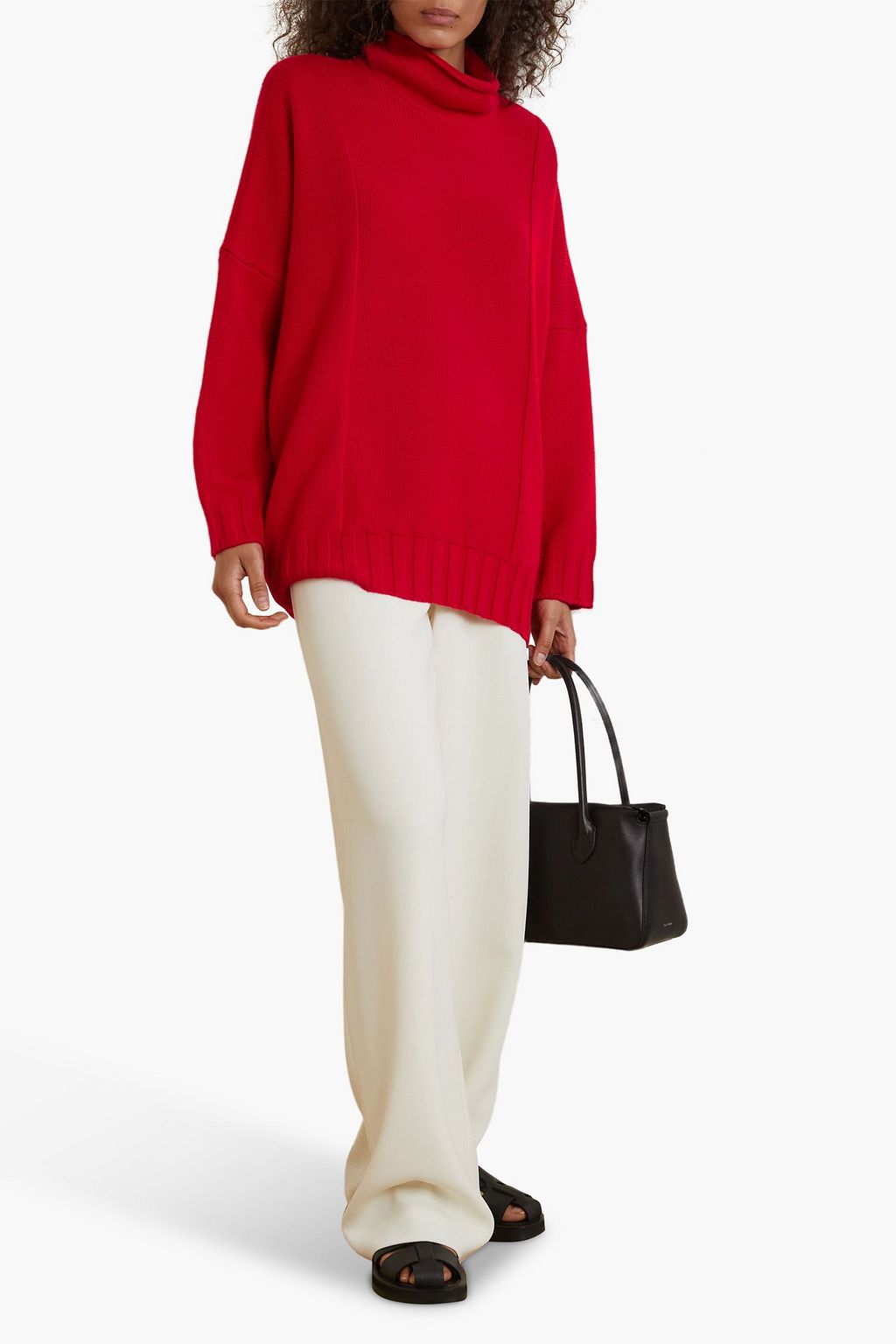 THE ROW Kling oversized cashmere turtleneck sweater THE