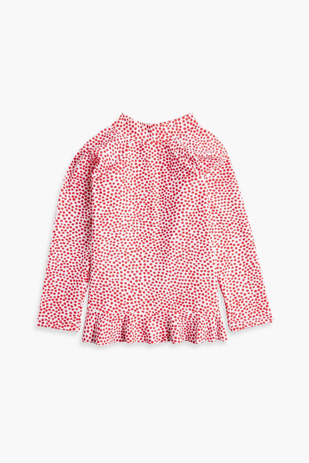 ZIMMERMANN Kids Belle ruffled polka-dot rash guard