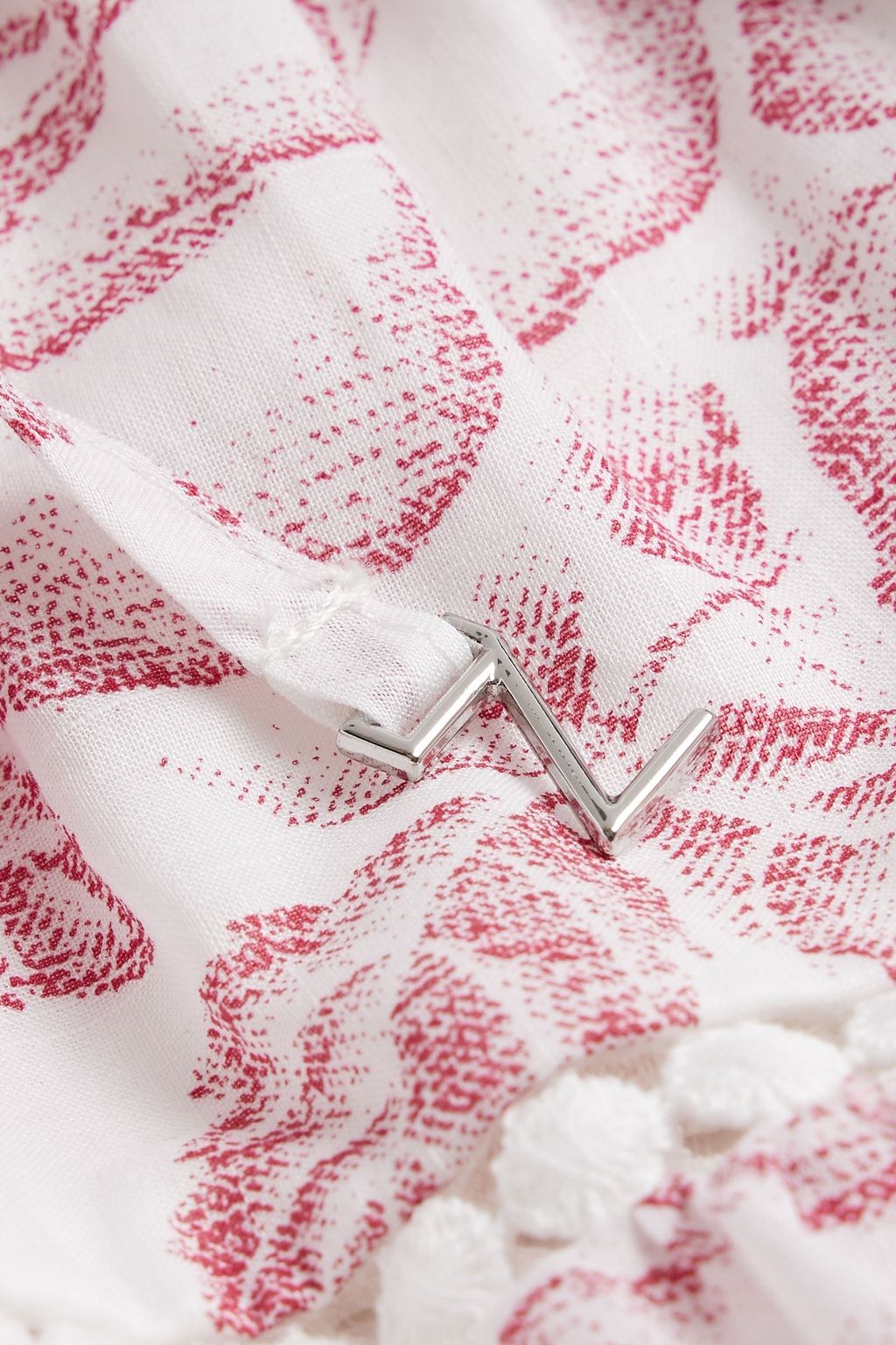 ZIMMERMANN Kids Roza gathered floral-print cotton top