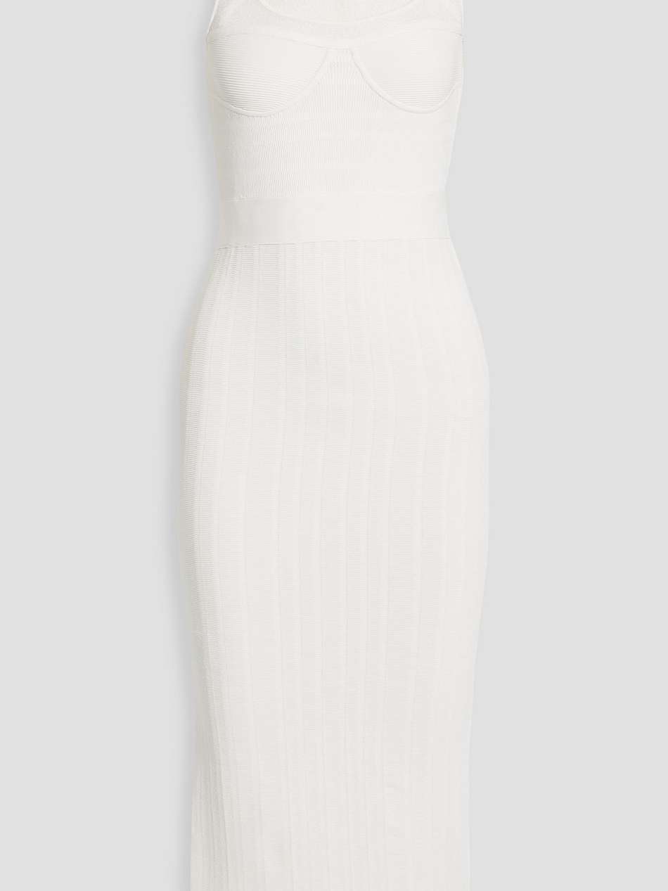 cutout bandage midi dress