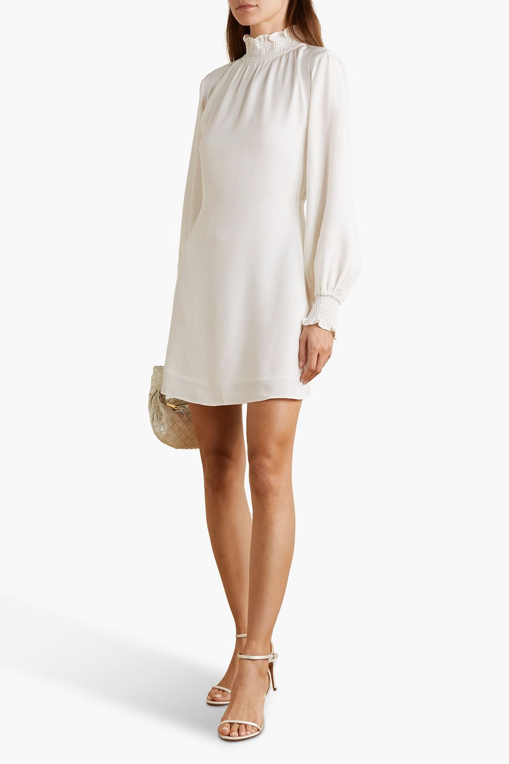 VANESSA COCCHIARO The C.J. shirred crepe mini dress