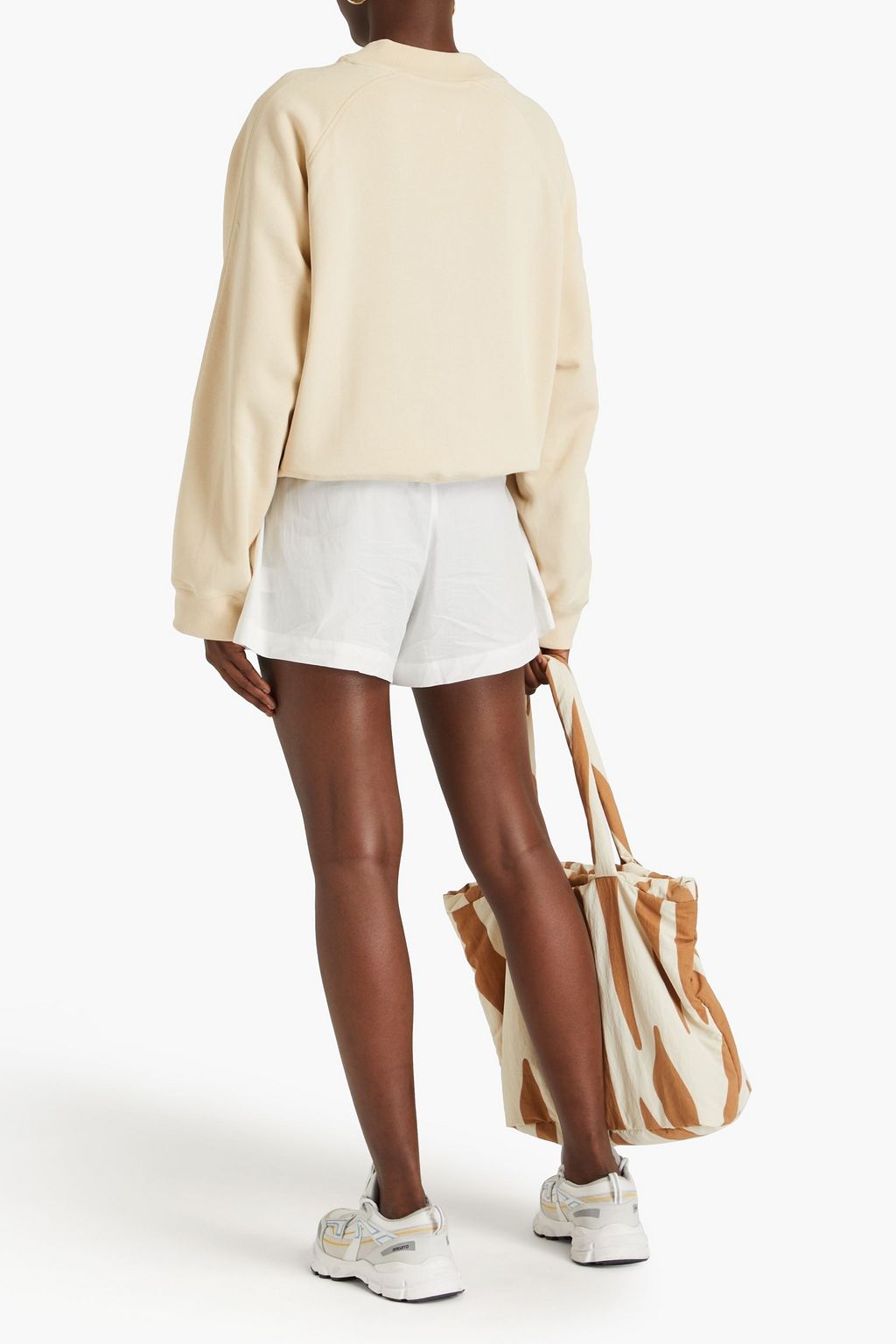STAND STUDIO Astrid cotton-fleece sweatshirt
