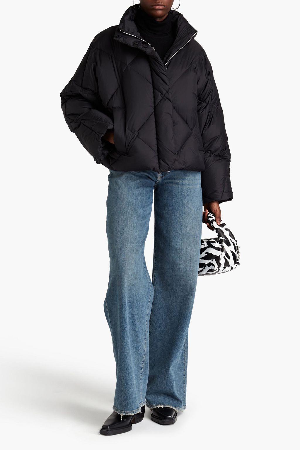 STAND STUDIO Aina quilted shell down jacket