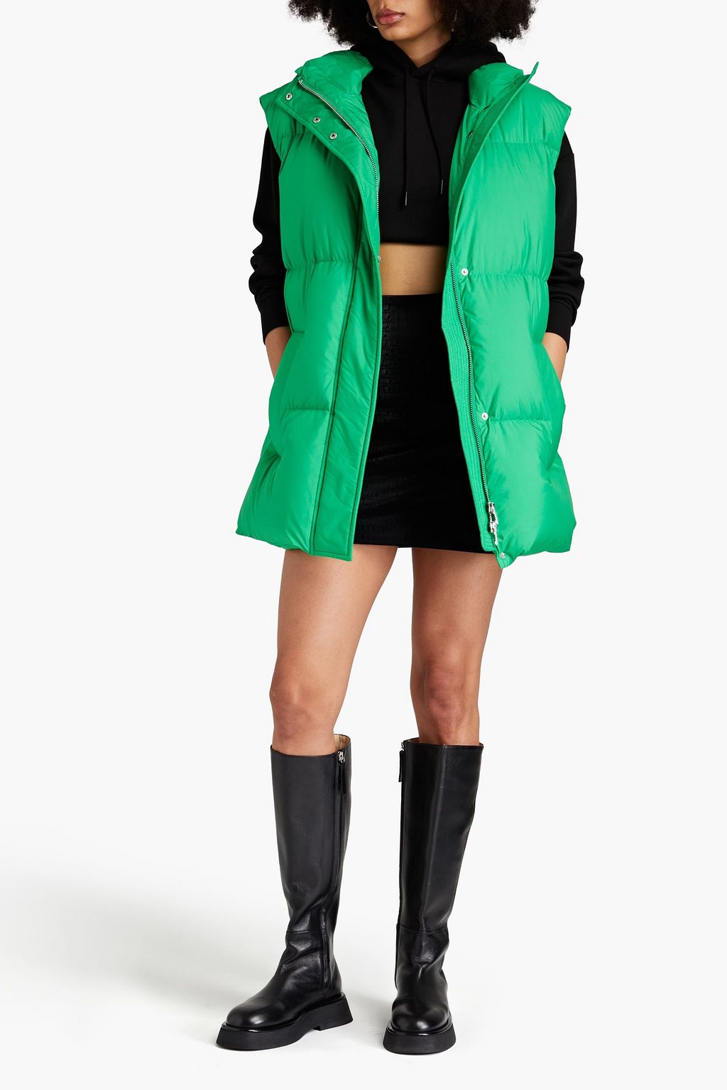 STAND STUDIO Zola quilted shell vest
