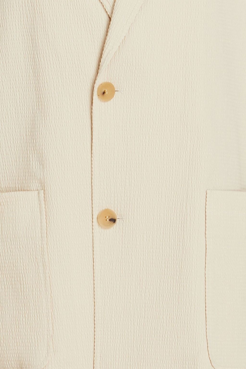 LE 17 SEPTEMBRE Cotton-blend seersucker blazer