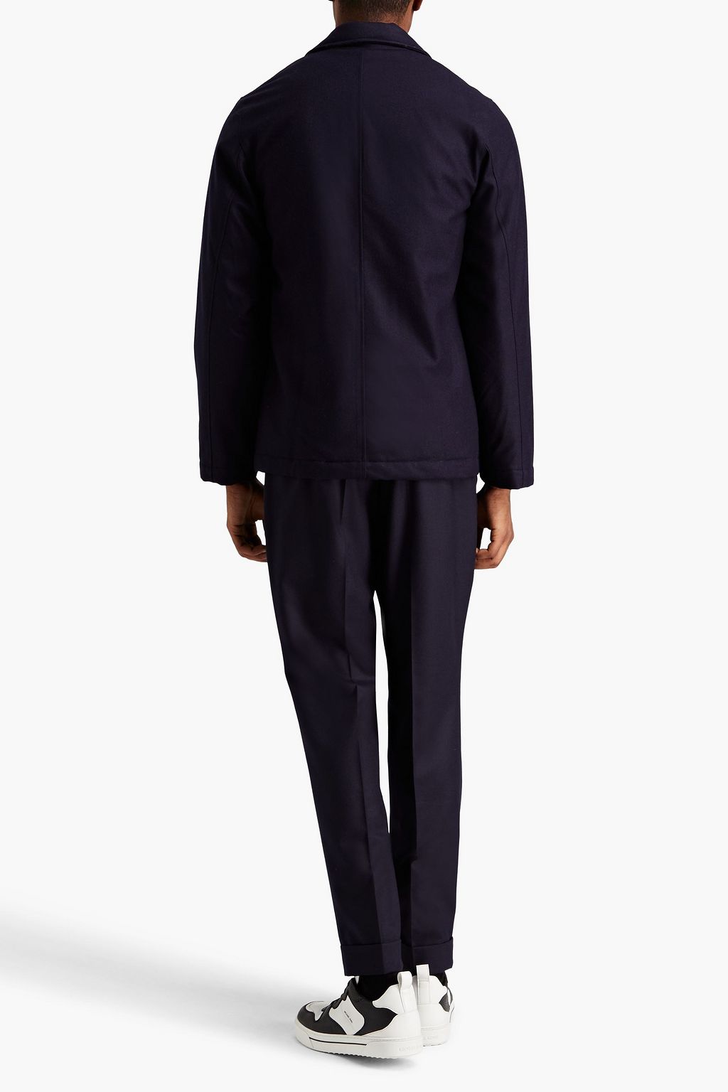 OFFICINE GÉNÉRALE Adrien padded wool-blend flannel jacket