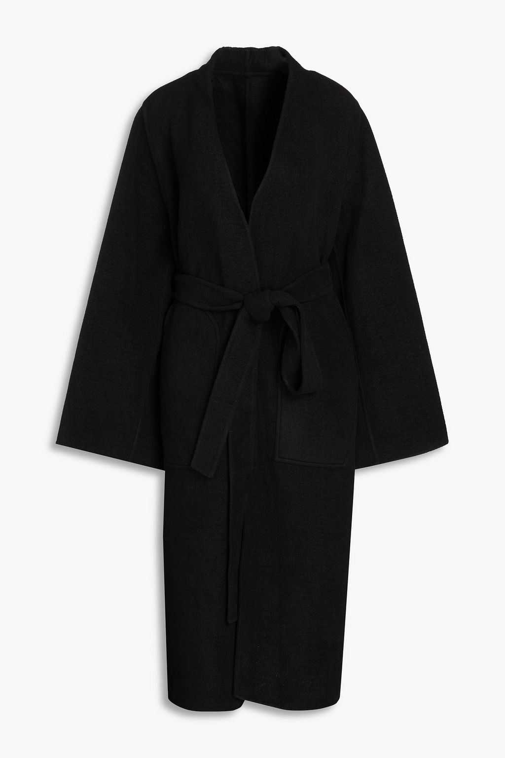 Oversized cashmere coat