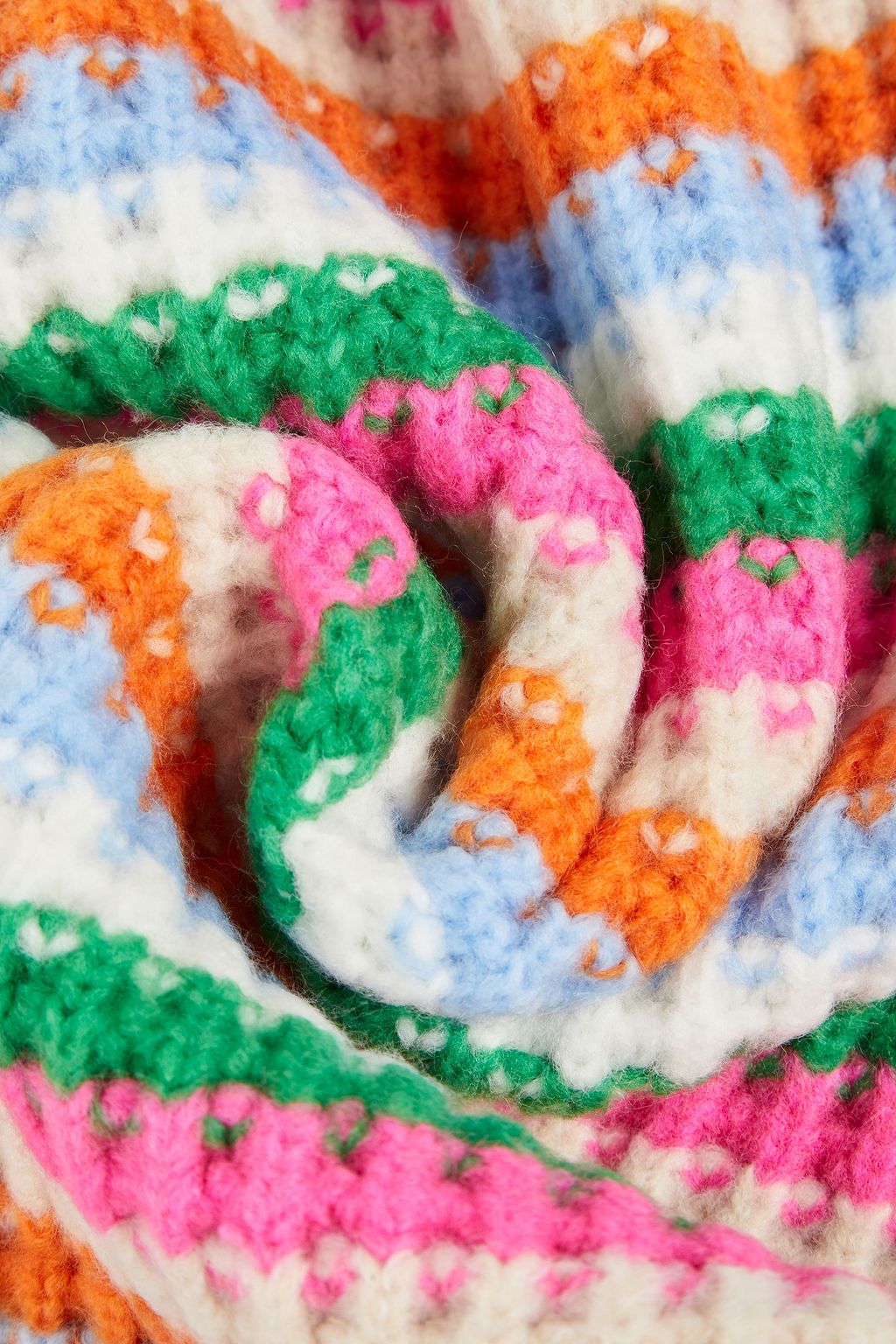CLAUDIE PIERLOT Strickschal mit Streifen