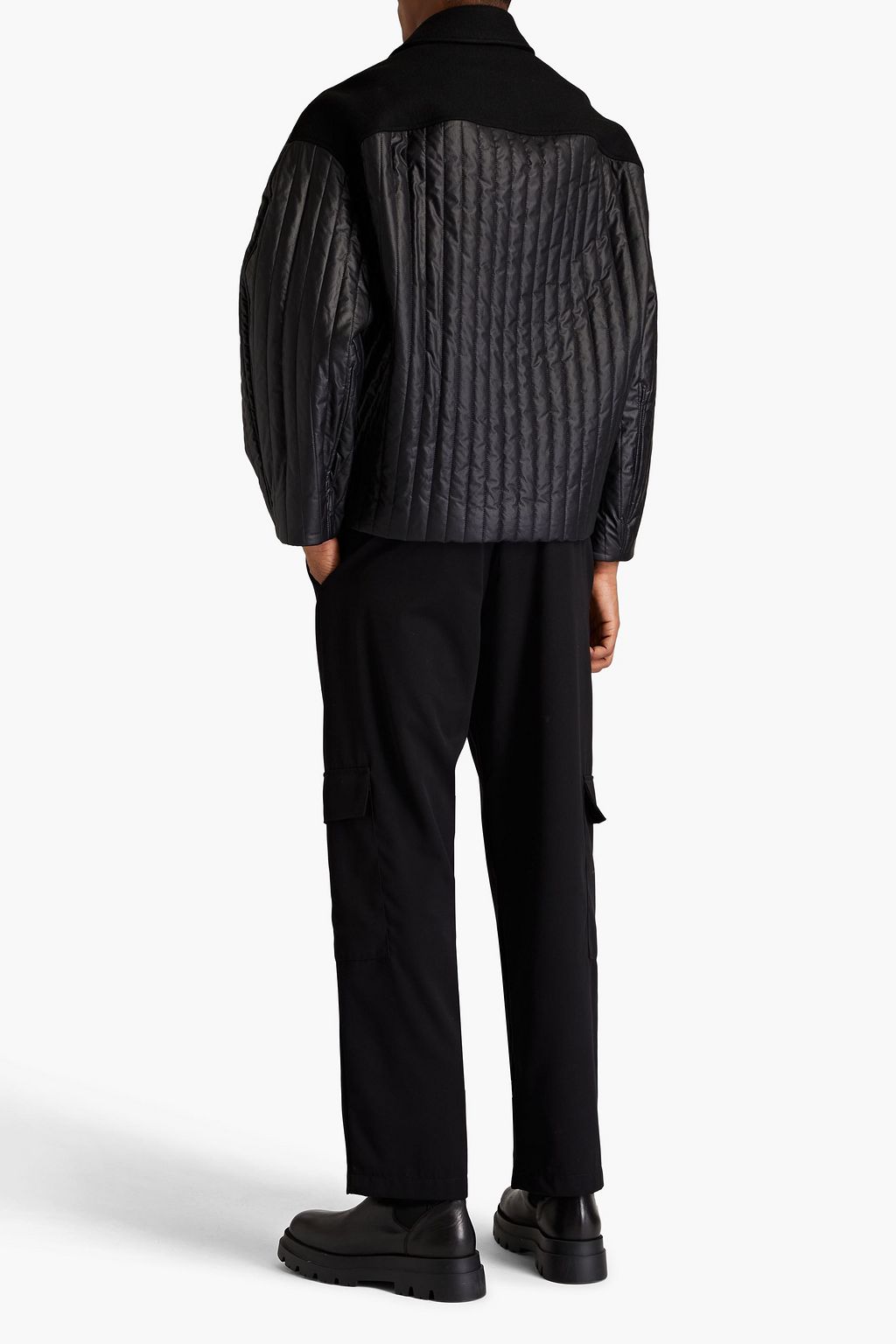 LE 17 SEPTEMBRE Oversized coated quilted cotton jacket