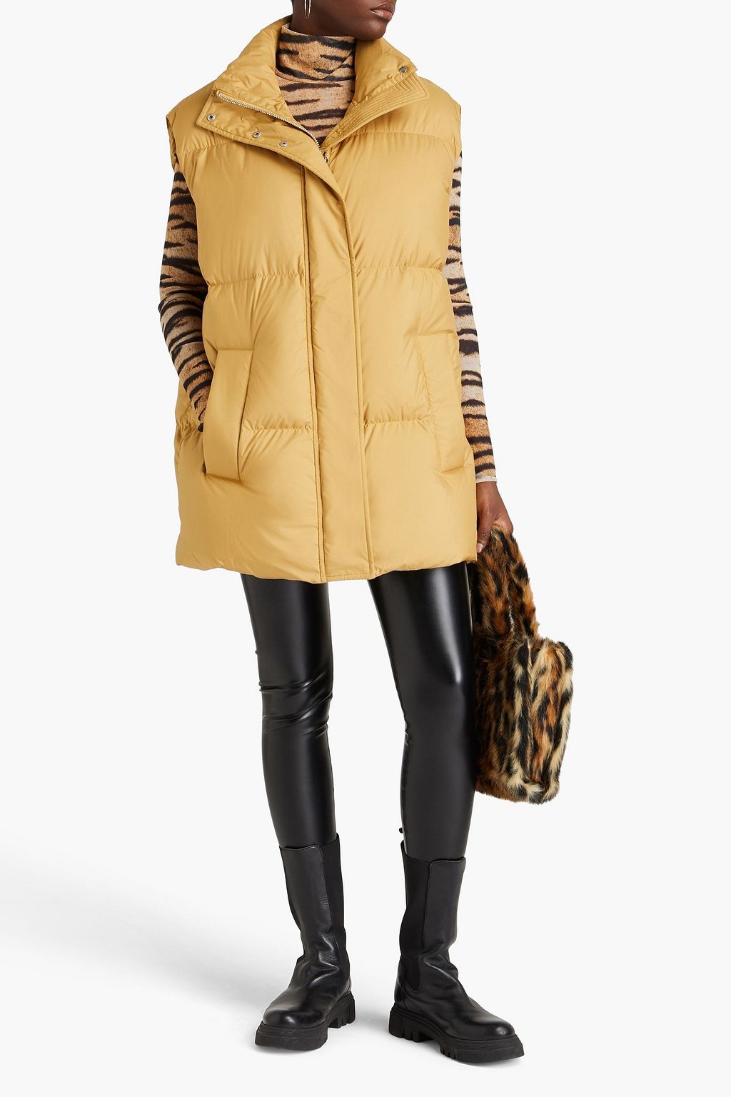 STAND STUDIO Zola quilted shell vest