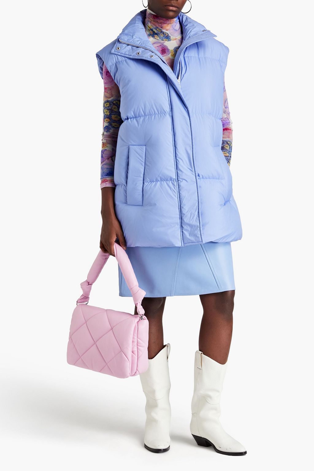 STAND STUDIO Zola quilted shell vest