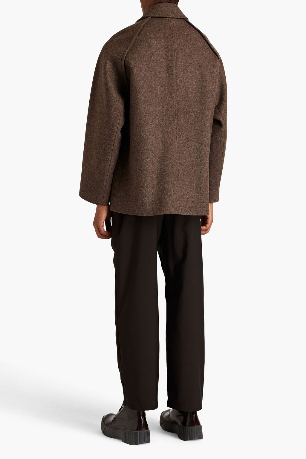 LE 17 SEPTEMBRE Wool-blend felt coat