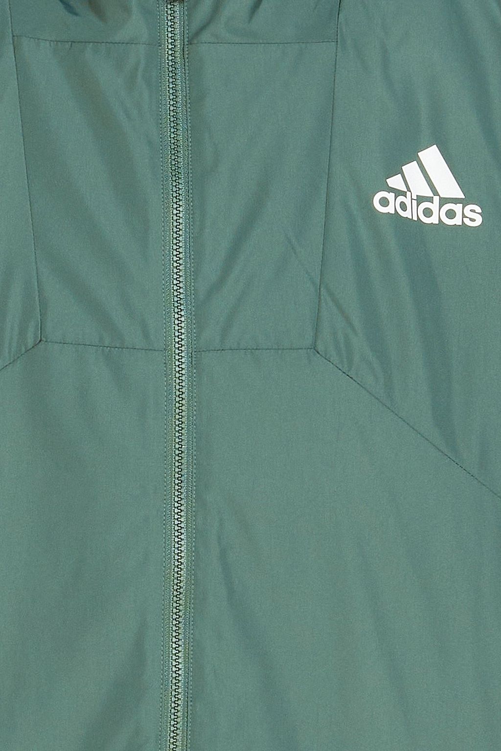 ADIDAS Striped shell hooded jacket