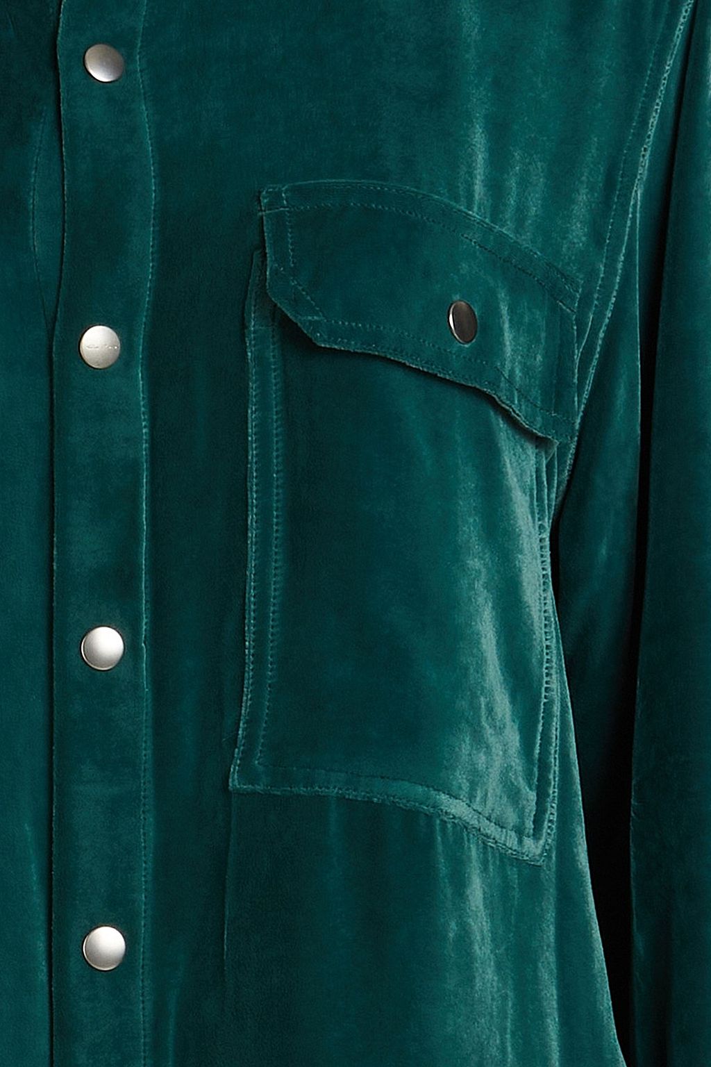 RICK OWENS Velvet shirt