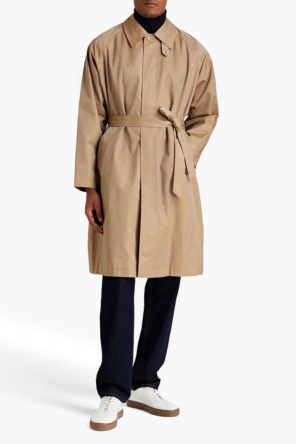 LE 17 SEPTEMBRE Cotton-blend gabardine trench coat