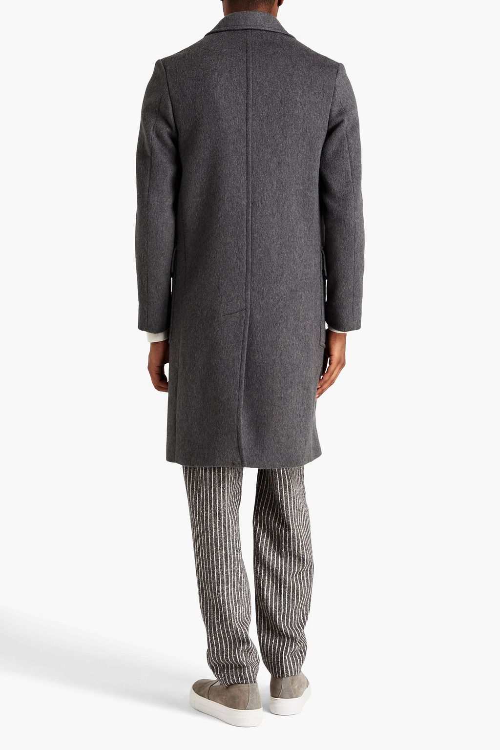 OFFICINE GÉNÉRALE Aymar brushed wool coat