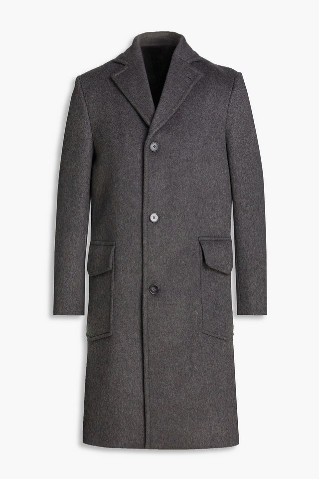 Aymar brushed wool coat