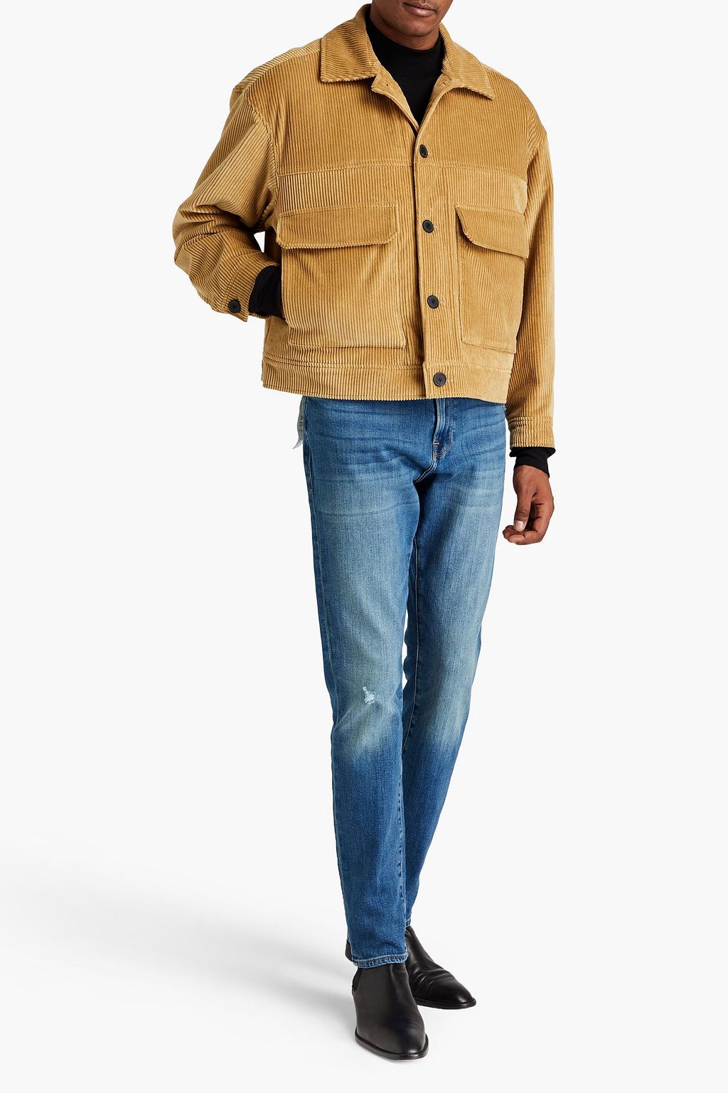 FRAME Cotton-blend corduroy jacket