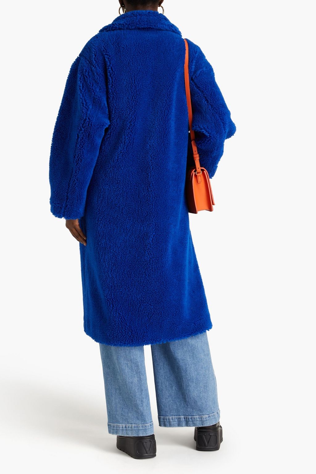 STAND STUDIO Maria oversized faux shearling coat