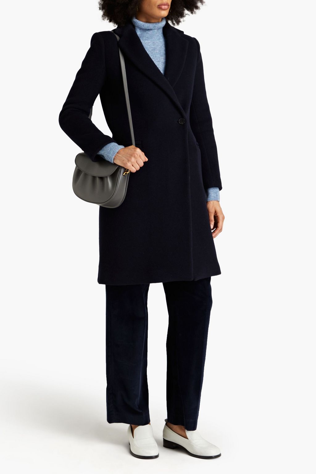 CLAUDIE PIERLOT Wool-blend felt coat