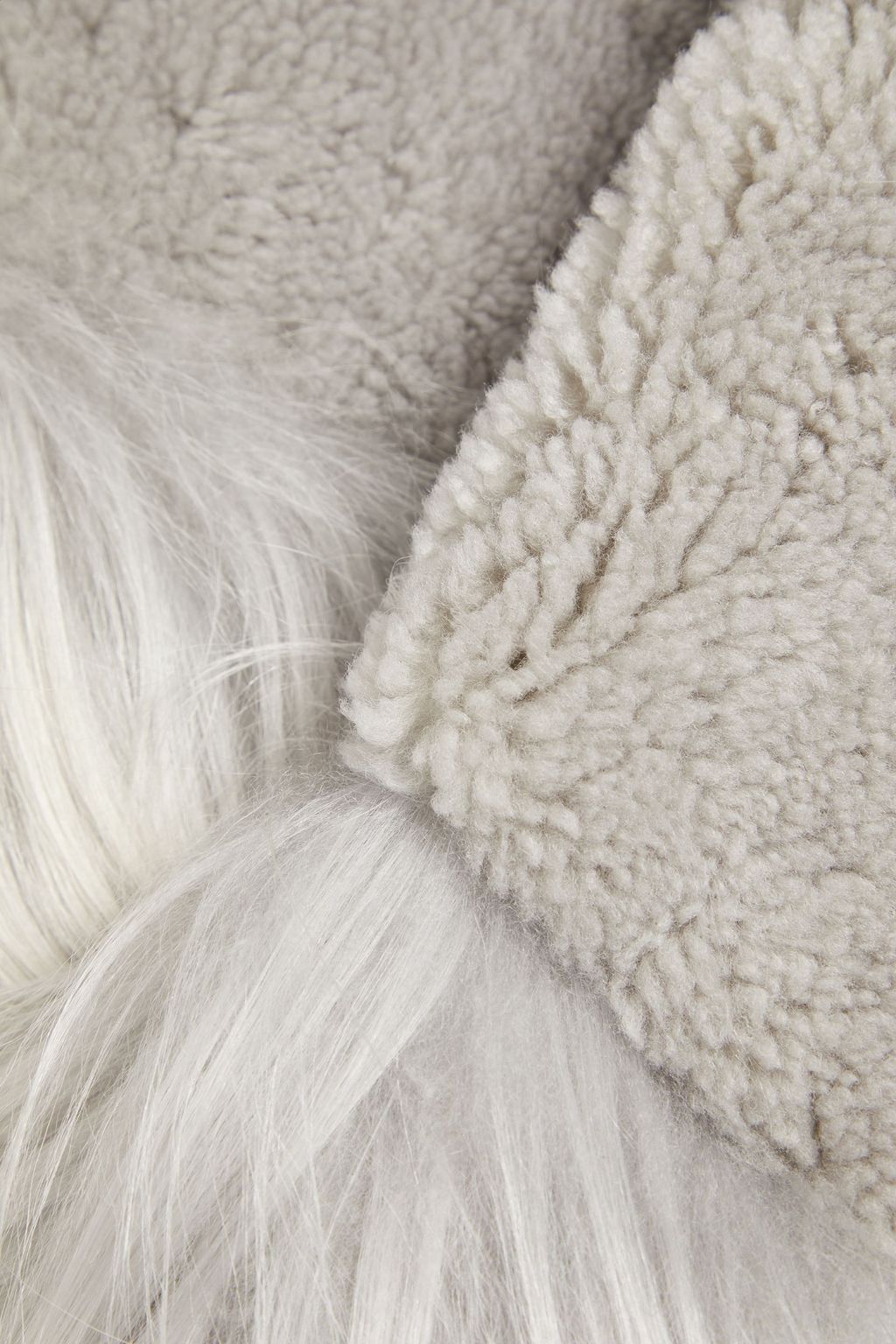 RICK OWENS Schal aus Shearling und Ziegenhaar