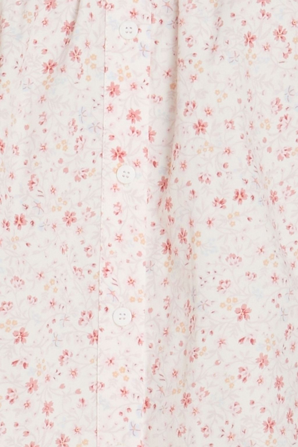 CLAUDIE PIERLOT コットン混 シャツ ラッフル付き フローラルプリント