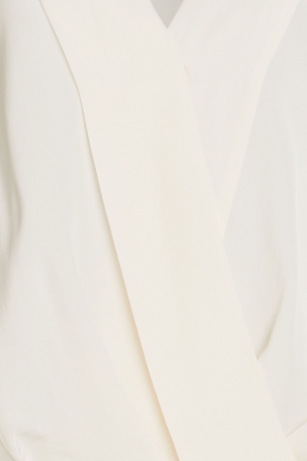 CLAUDIE PIERLOT Bonjourbis wrap-effect silk crepe de chine blouse