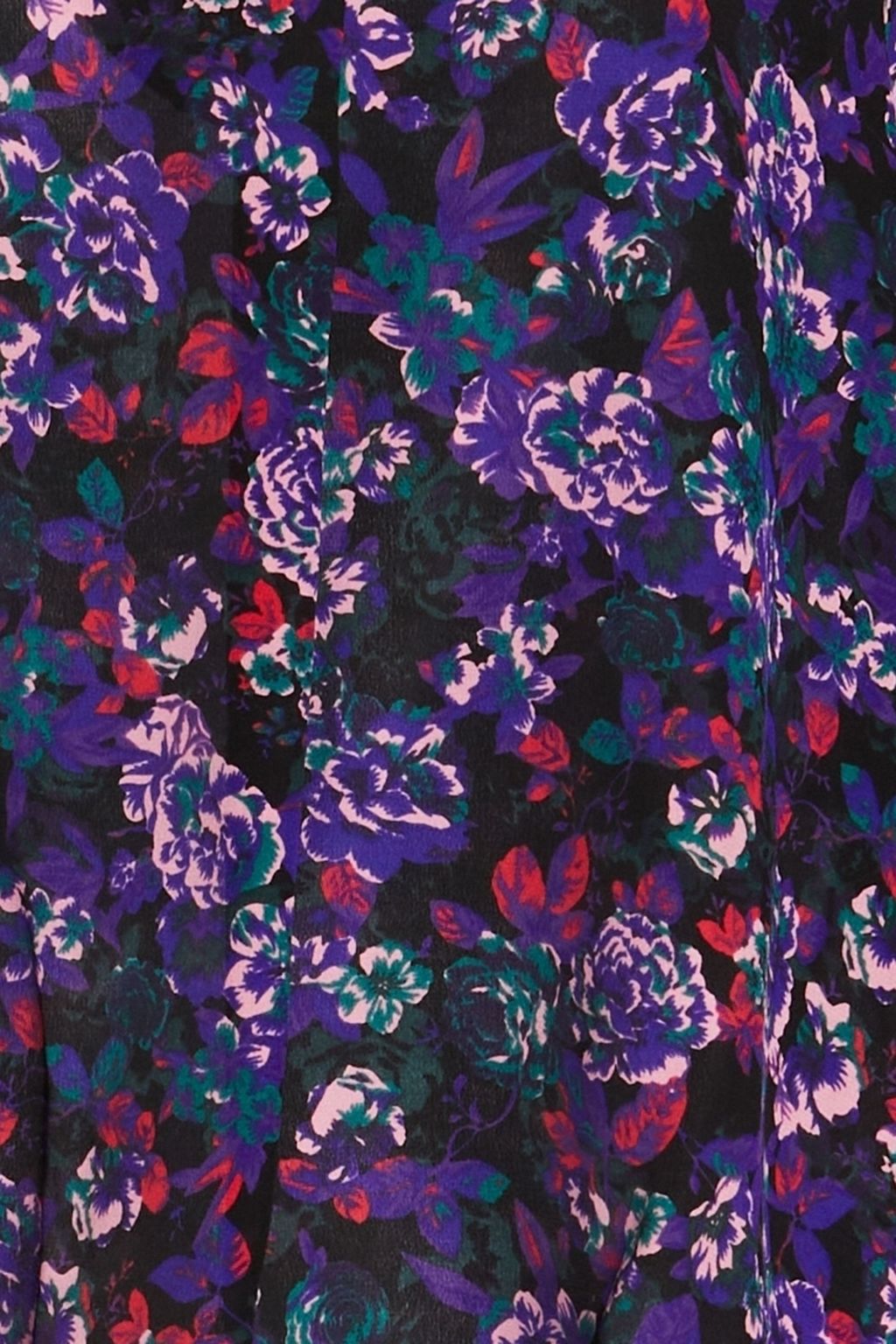 CLAUDIE PIERLOT Wrap-effect floral-print silk crepe de chine blouse