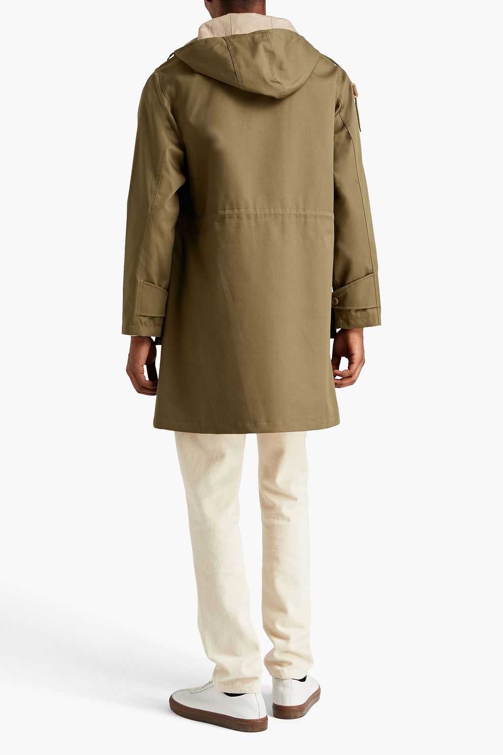 OFFICINE GÉNÉRALE Barnabe gabardine hooded parka
