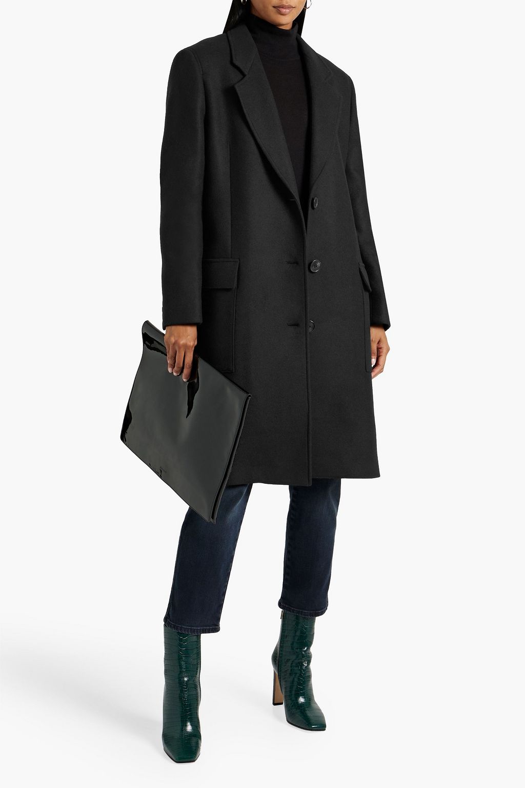 FRAME Wool-blend coat