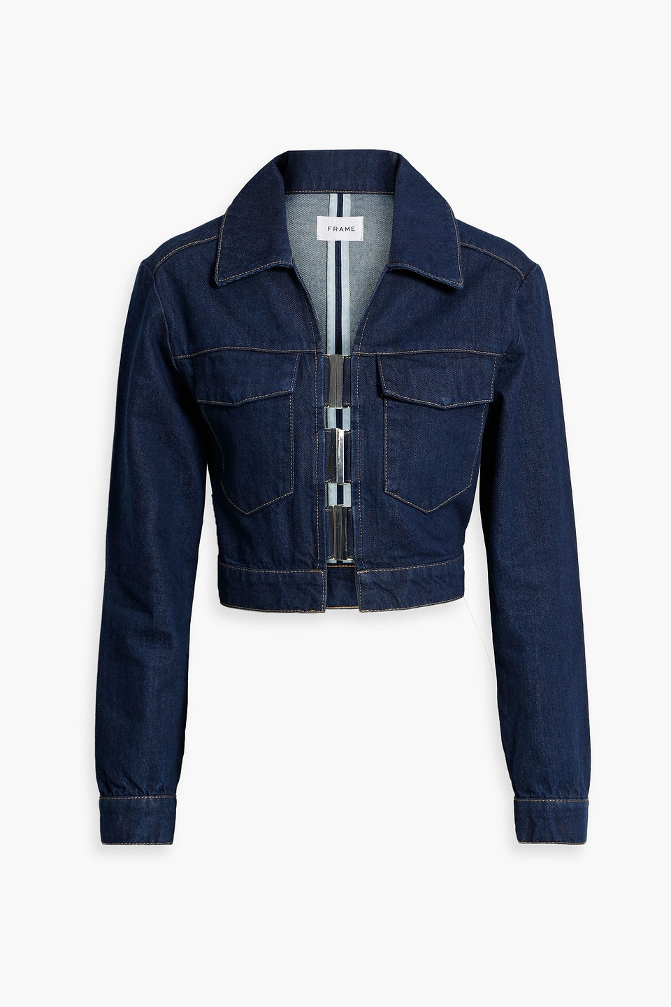 CROP DENIM JACKET main image 0