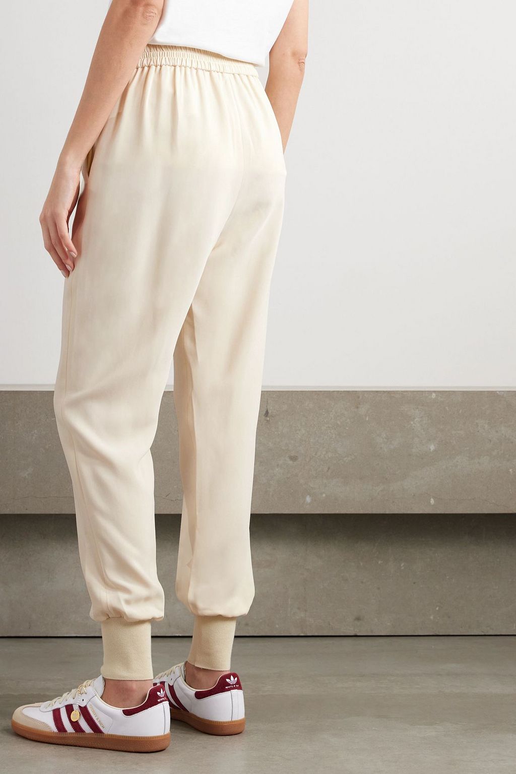 STELLA MCCARTNEY Crepe track pants