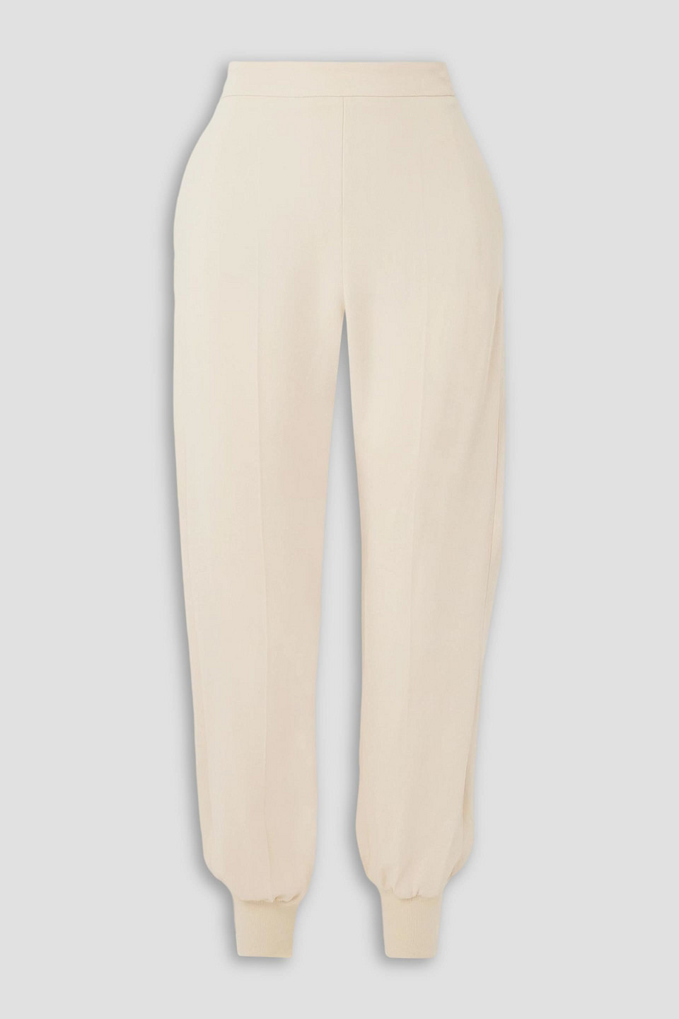 stella mccartney - crepe track pants - white - it 38