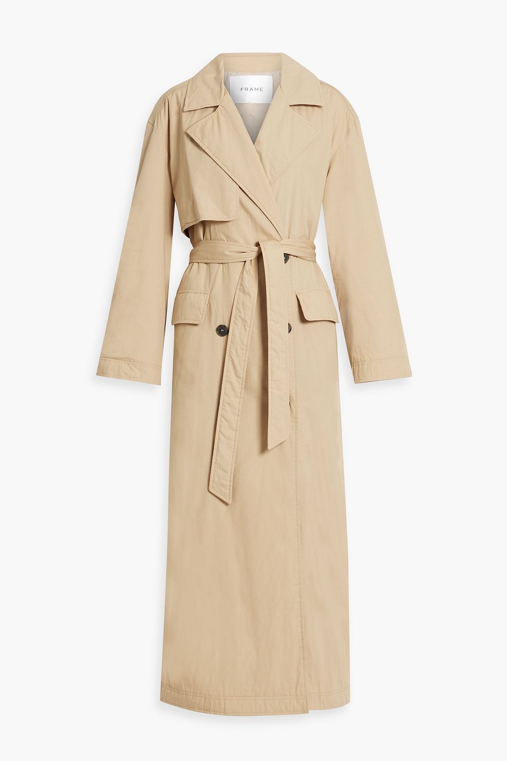 FRAME Cotton-gabardine trench coat | THE OUTNET