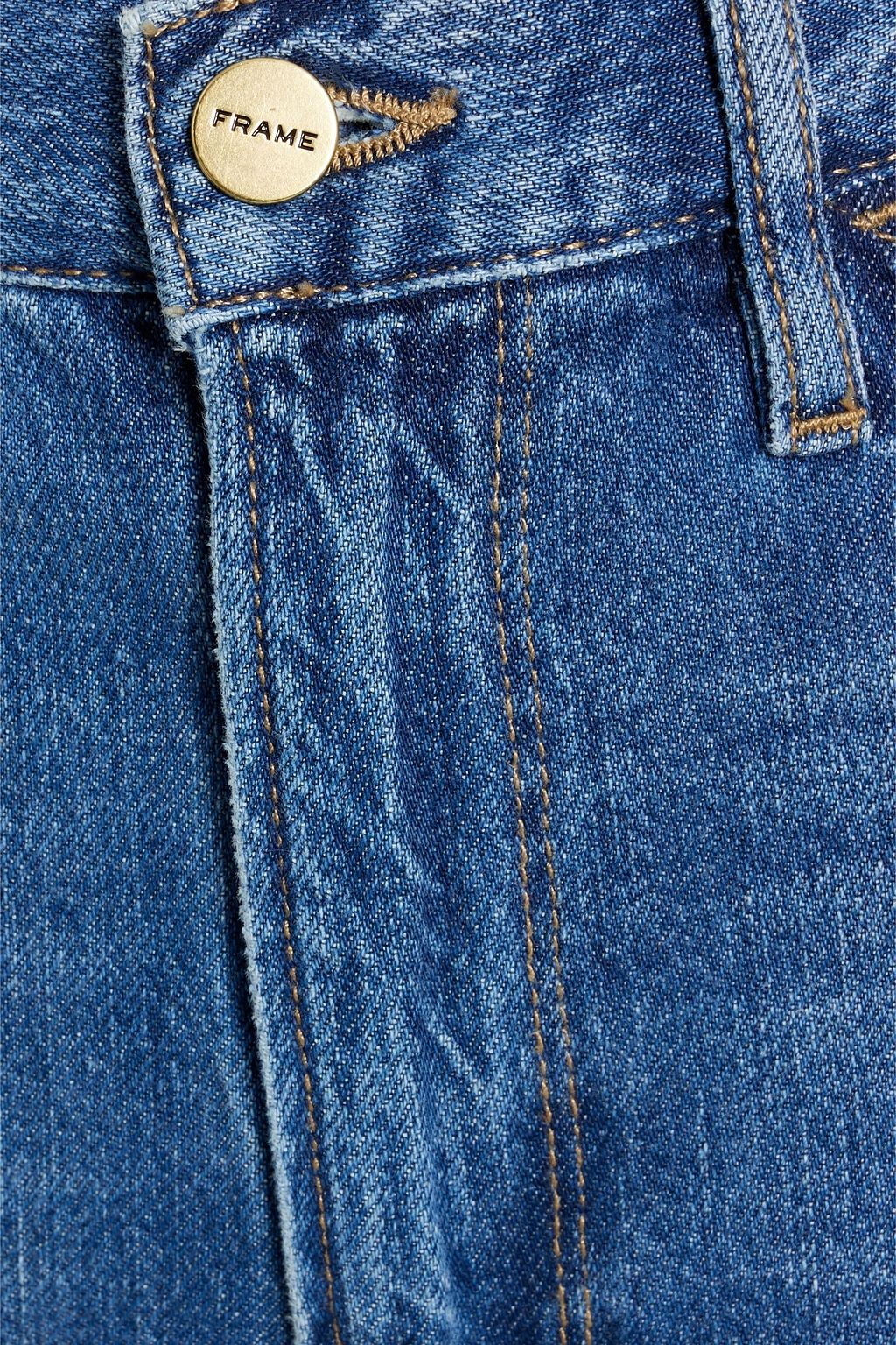 FRAME クロップド ミッドライズ ワイドレッグジーンズ