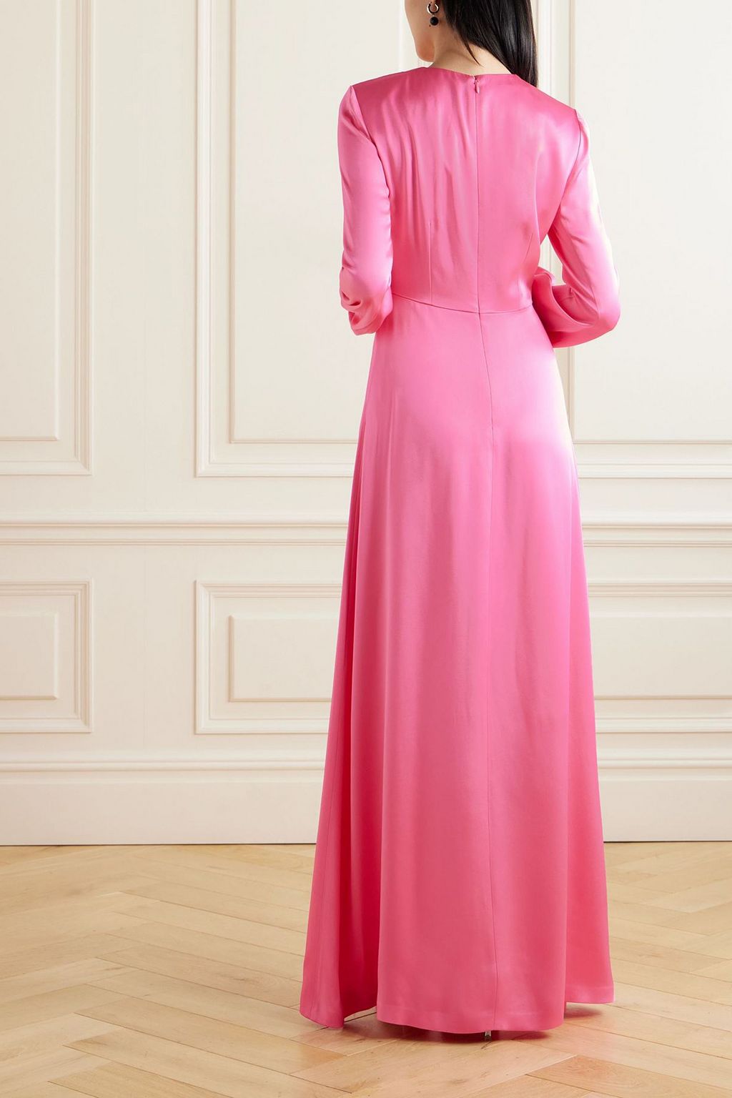 STELLA MCCARTNEY Draped duchesse-satin gown