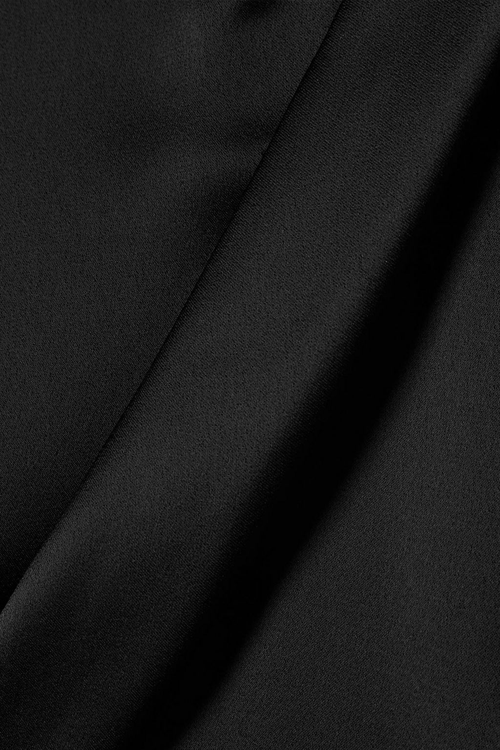 STELLA MCCARTNEY Draped duchesse-satin midi dress