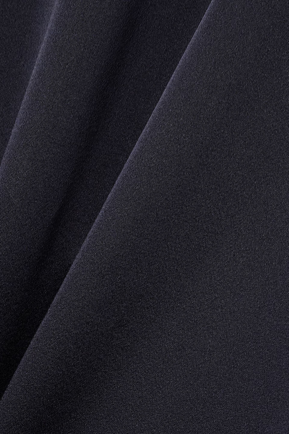 Stella Mccartney Asymmetric Draped Satin Gown In Blue