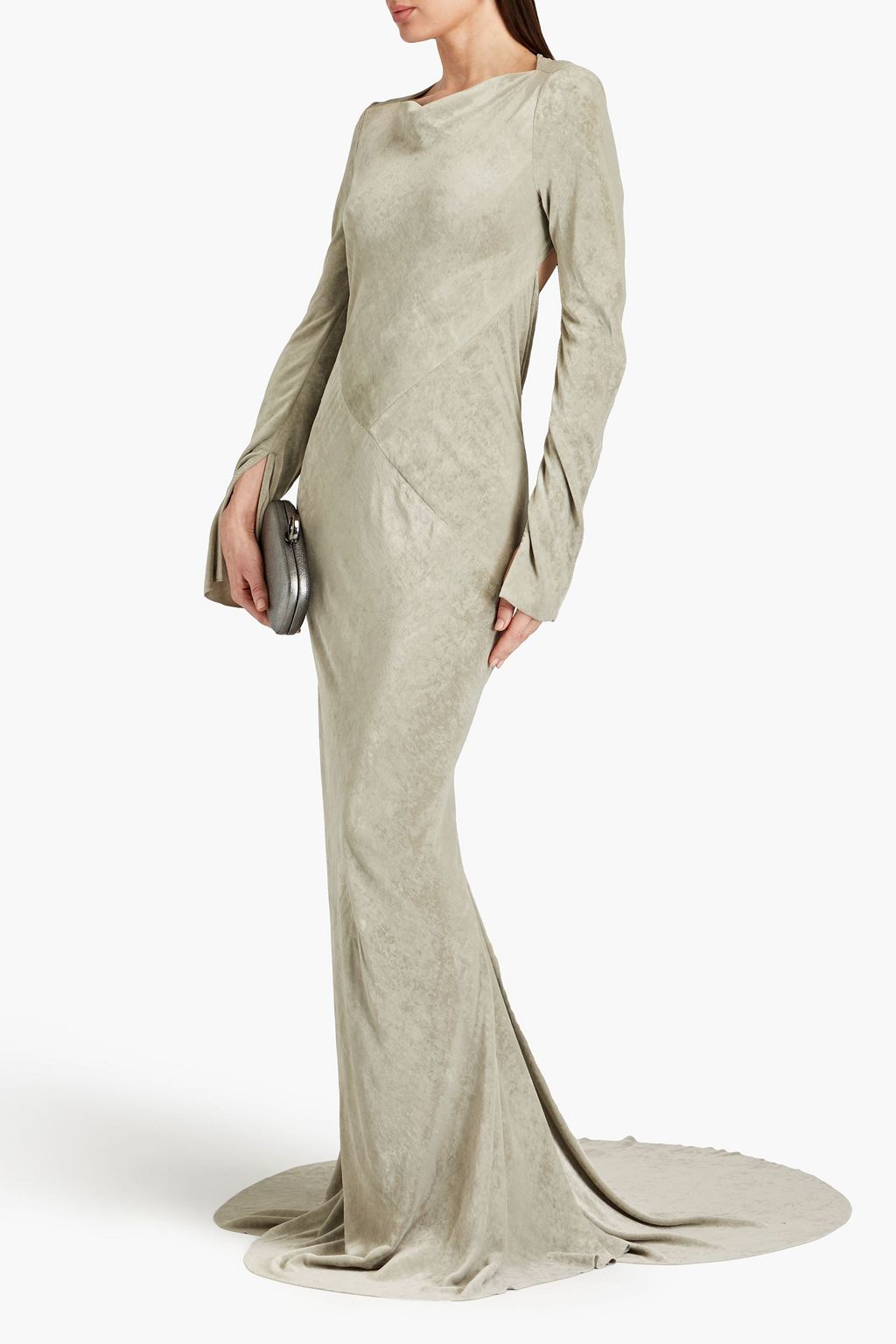 RICK OWENS Open-back velvet gown
