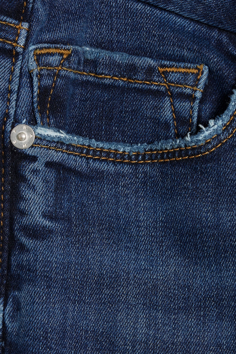 Frame Distressed High-rise Kick-flare Jeans In Mid Denim