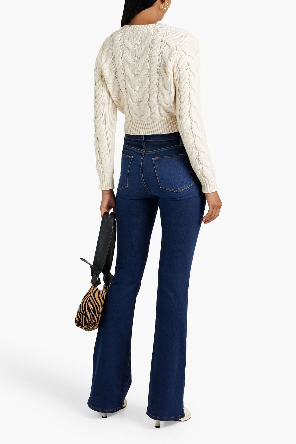 FRAME Le High Flare high-rise flared jeans