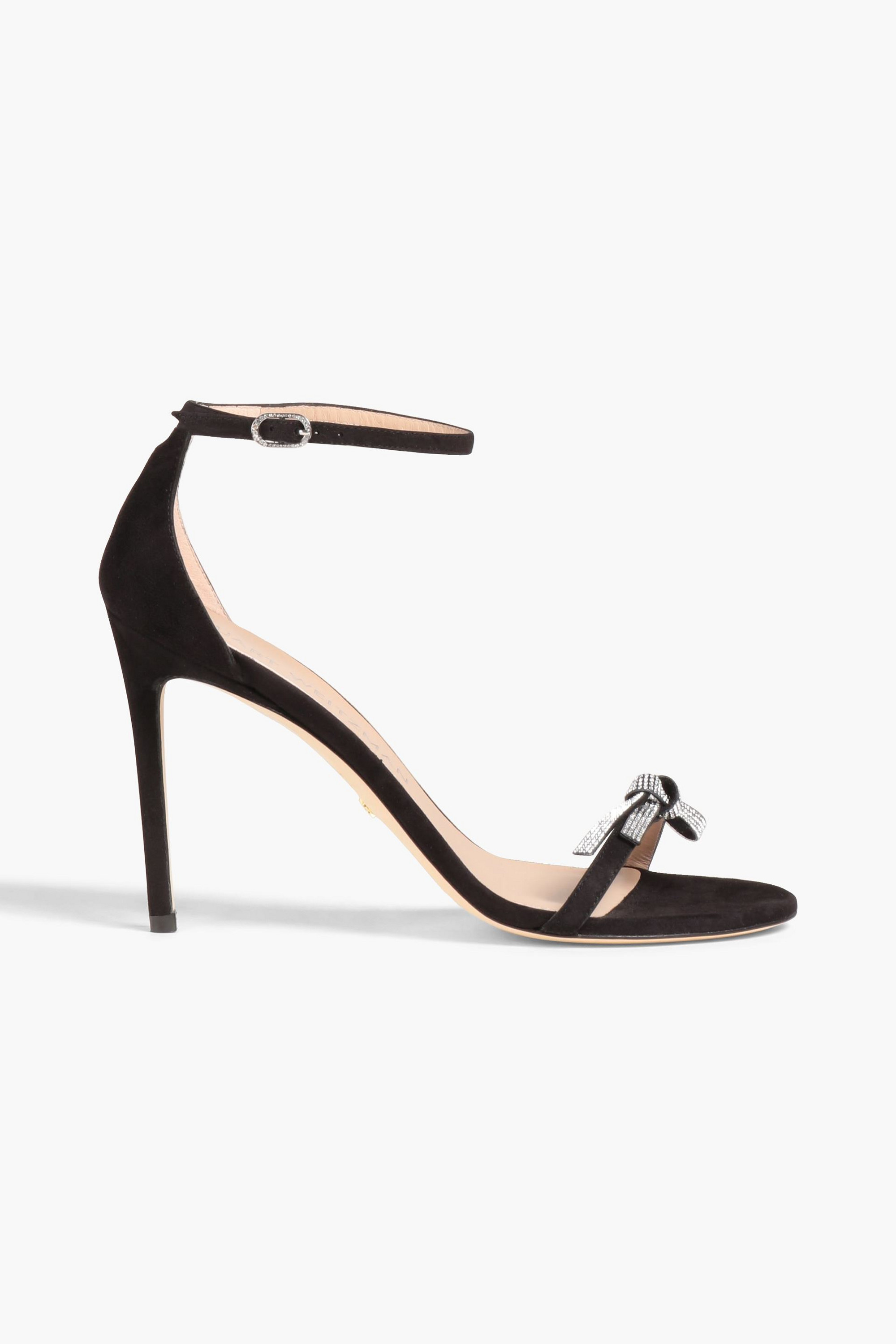 Stuart Weitzman Embellished suede sandals